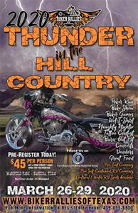 Biker Event - Thunder In The Hill Country Rally
